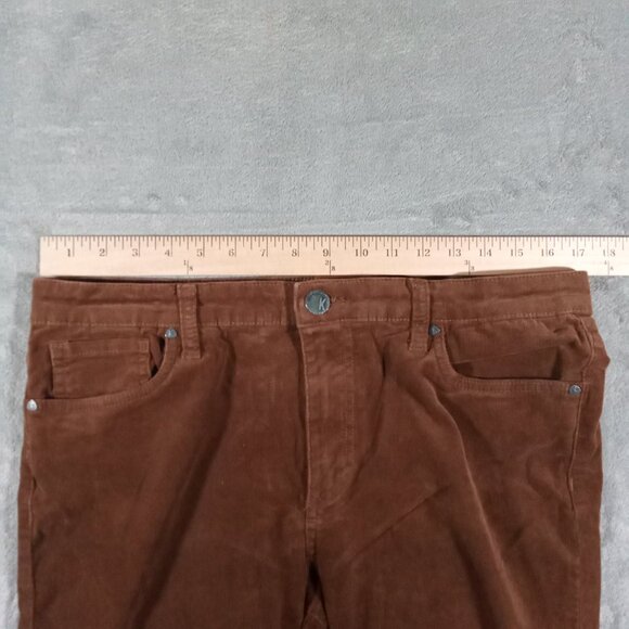 Kut From the Kloth Corduroy Pant Women 34x29, Tag 12 Mia Toothpick Skinny Brown - Picture 6 of 13